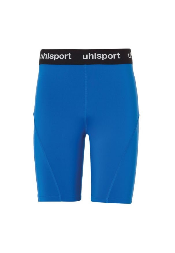 UHLSPORT - Szorty kompresyjne Uhlsport pro Tights. Kolor: niebieski, biały, wielokolorowy. Sport: piłka nożna