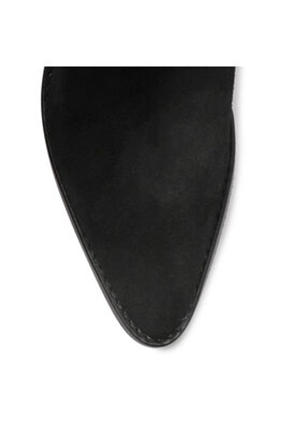 Lasocki Kowbojki V441 Czarny. Kolor: czarny. Materiał: zamsz, skóra