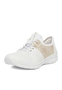 Rieker Sneakersy CEO-L3254-80 Biały. Kolor: biały. Materiał: skóra #4