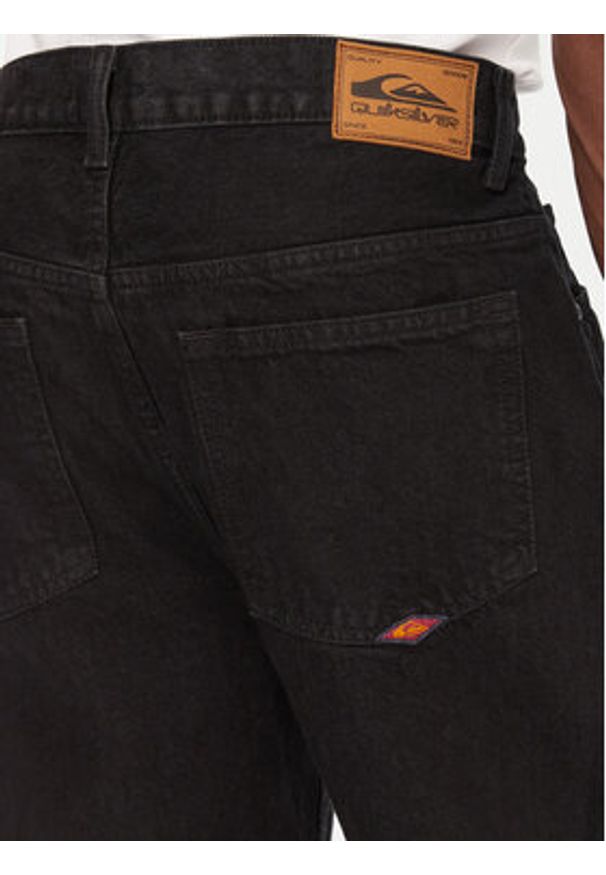 Quiksilver Jeansy EQYDP03498 Czarny Baggy Fit. Kolor: czarny
