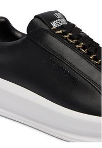 Love Moschino - LOVE MOSCHINO Sneakersy JA15015G1OIA0000 Czarny. Kolor: czarny. Materiał: skóra #5