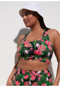 bonprix - Bikini z biustonoszem bustier (2 części). Kolor: czarny #2