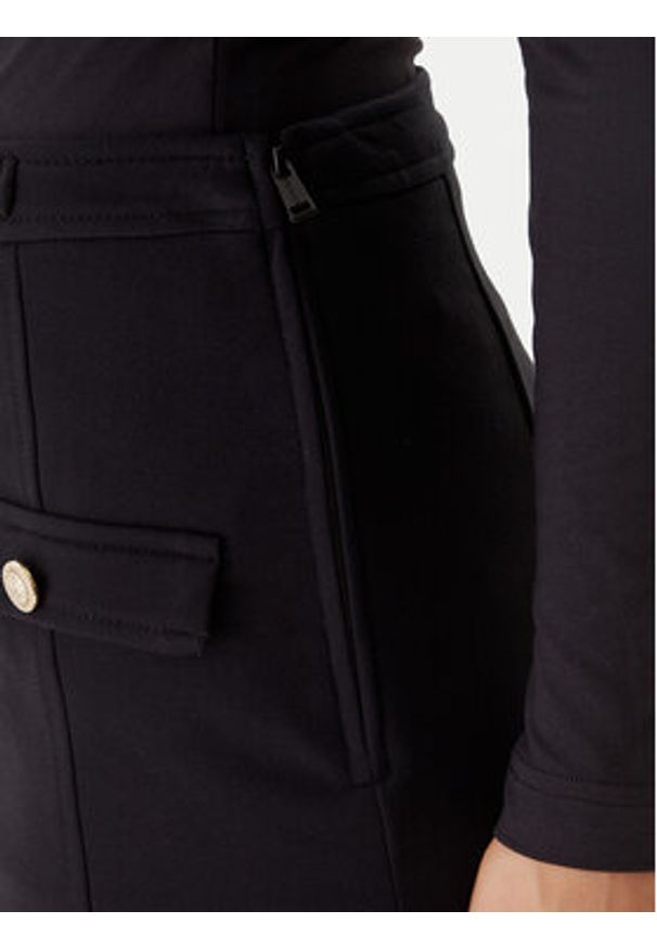 Guess Spódnica trapezowa W5BD61 KCMU2 Czarny Regular Fit. Kolor: czarny. Materiał: syntetyk