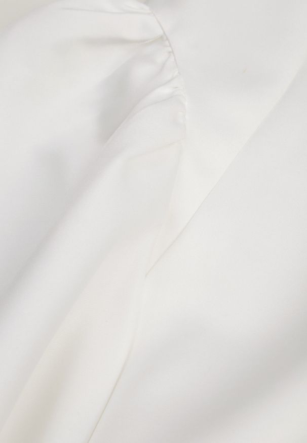 Born2be - Biała Elegancka Sukienka o Rozkloszowanym Kroju Bez Rękawów Eupene. Okazja: na co dzień. Kolor: biały. Długość rękawa: bez rękawów. Typ sukienki: proste, rozkloszowane. Styl: elegancki