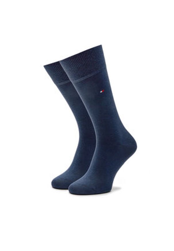 TOMMY HILFIGER - Tommy Hilfiger Skarpety długie 371111134 Niebieski. Kolor: niebieski. Materiał: bawełna
