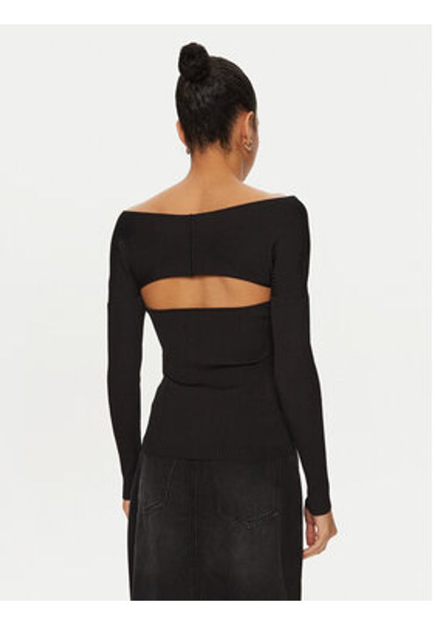 Pinko - PINKO Bluzka 102799 A170 Czarny Slim Fit. Kolor: czarny. Materiał: syntetyk