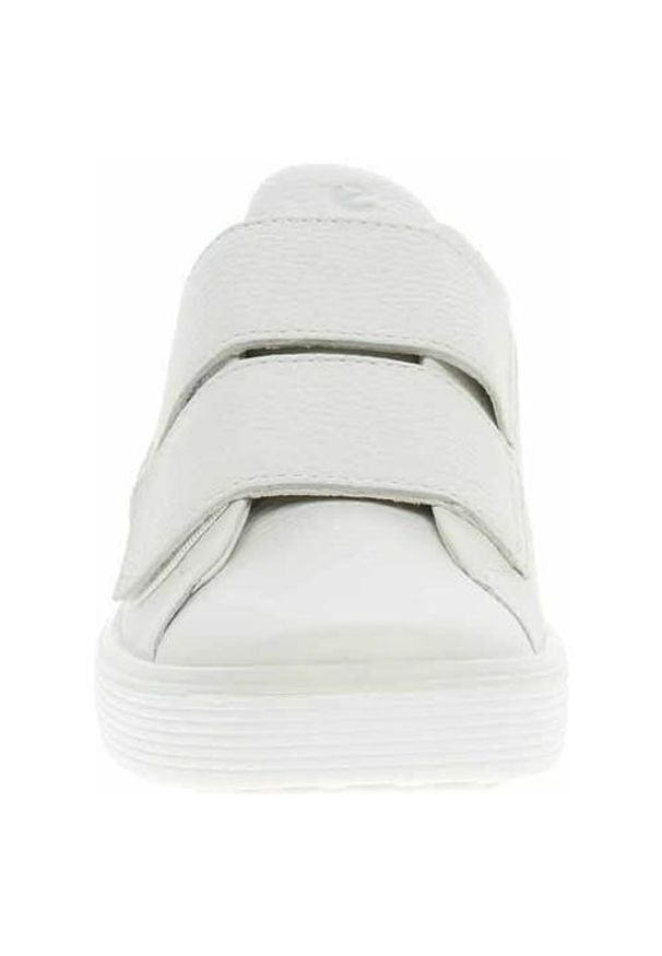 ecco - Buty do chodzenia damskie Ecco 21924301007. Kolor: biały. Materiał: skóra. Szerokość cholewki: normalna. Sport: turystyka piesza
