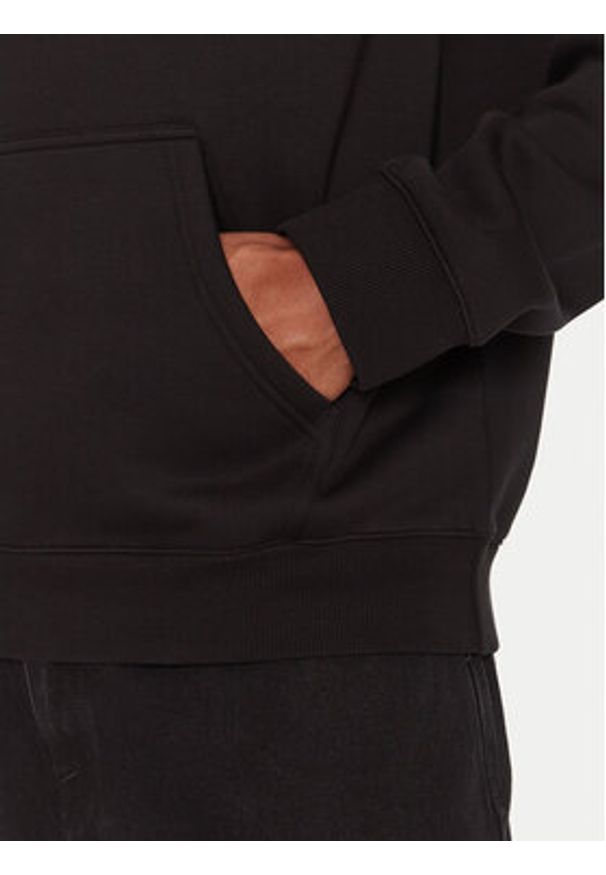 Reebok Bluza RK25151CCM Czarny Regular Fit. Kolor: czarny. Materiał: syntetyk