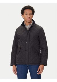 Barbour Kurtka przejściowa Chelsea MQU0006BK11 Czarny Regular Fit. Kolor: czarny. Materiał: syntetyk