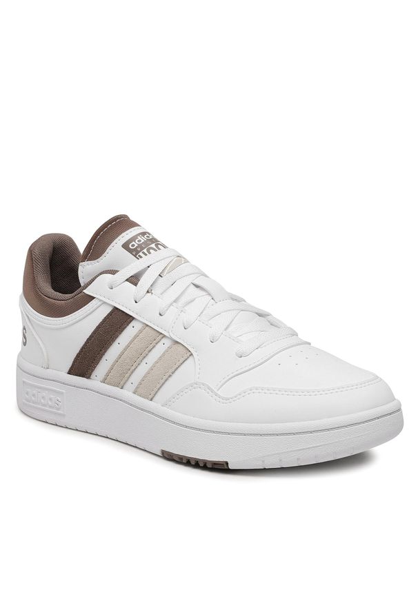 Adidas - Buty adidas Hoops 3.0 Low Classic Vintage IG7913 White. Kolor: biały. Materiał: syntetyk