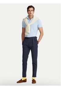 Polo Ralph Lauren Polo Core Replen 710795080 Błękitny Slim Fit. Typ kołnierza: polo. Kolor: niebieski. Materiał: bawełna #5