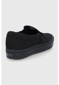 Vans tenisówki UA ComfyCush Slip-On kolor czarny. Nosek buta: okrągły. Zapięcie: bez zapięcia. Kolor: czarny. Materiał: guma #4