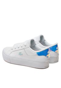 Lacoste Sneakersy 124 1 CFA Biały. Kolor: biały. Materiał: skóra #4