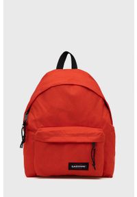 Eastpak plecak kolor czerwony duży gładki. Kolor: czerwony. Materiał: włókno. Wzór: gładki