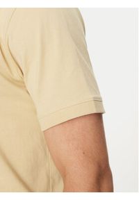Hugo - HUGO T-Shirt Diragolino212 50447978 Beżowy Regular Fit. Kolor: beżowy. Materiał: bawełna