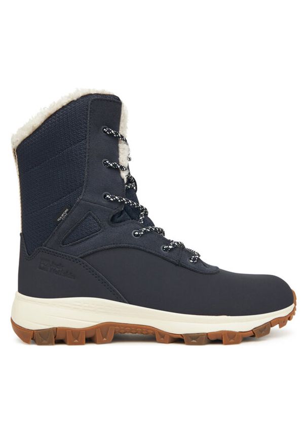 Jack Wolfskin Trekkingi Everquest Texapore Snow High 4053601 Granatowy. Kolor: niebieski. Materiał: skóra