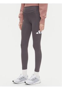 Adidas - adidas Legginsy Essentials Big Logo JH1188 Szary Slim Fit. Kolor: szary. Materiał: bawełna