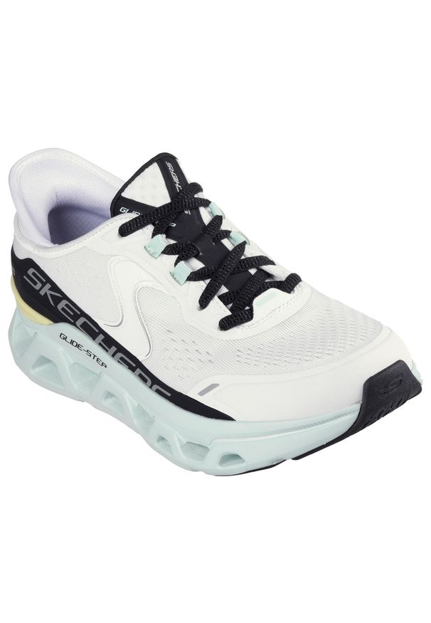 skechers - Buty sportowe Skechers Slip-ins Glide Step Altus. Kolor: biały, wielokolorowy. Materiał: syntetyk, tkanina