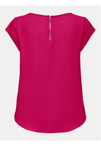 only - ONLY Bluzka 15142784 Różowy Regular Fit. Kolor: różowy. Materiał: syntetyk #3