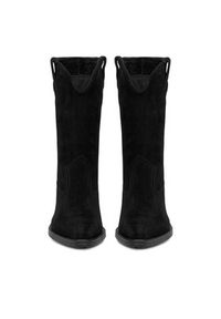 Badura Kowbojki EO-CAMILA-5031 Czarny. Kolor: czarny. Materiał: zamsz, skóra #4