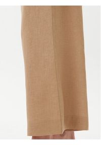 Max Mara Spodnie materiałowe Minnie 2516131018 Beżowy Relaxed Fit. Kolor: beżowy. Materiał: len #3