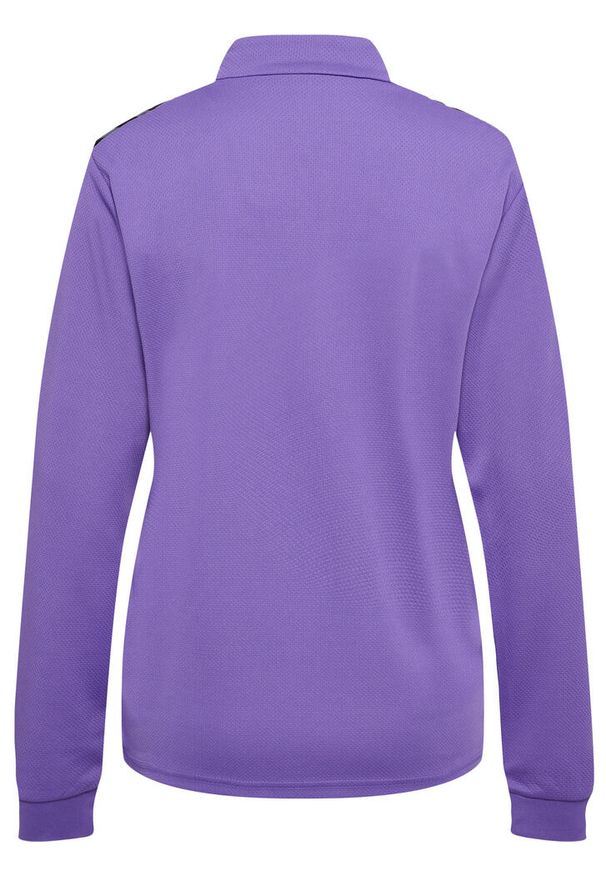 Damska bluza dresowa half zip Hummel Authentic. Kolor: fioletowy. Materiał: dresówka. Sport: fitness