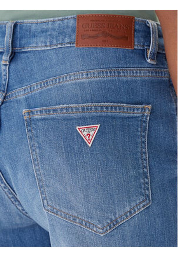 Guess Jeans Jeansy W5YA0I D0022 Niebieski Boyfriend Fit. Kolor: niebieski