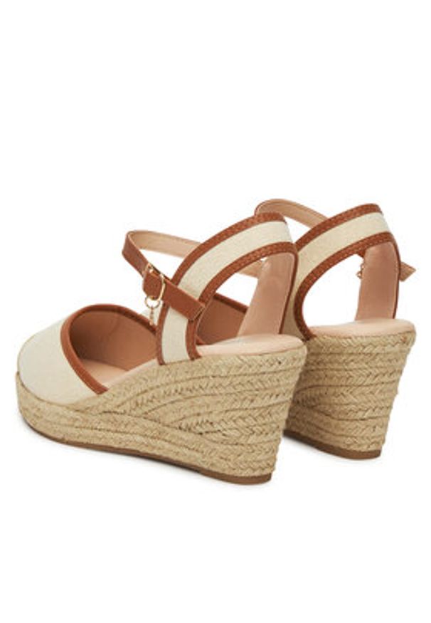 DeeZee Espadryle R-10 Beżowy. Kolor: beżowy. Materiał: materiał
