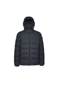 Kurtka puchowa z kapturem Geox Elver. Typ kołnierza: kaptur. Kolor: niebieski. Materiał: puch. Sezon: zima #1