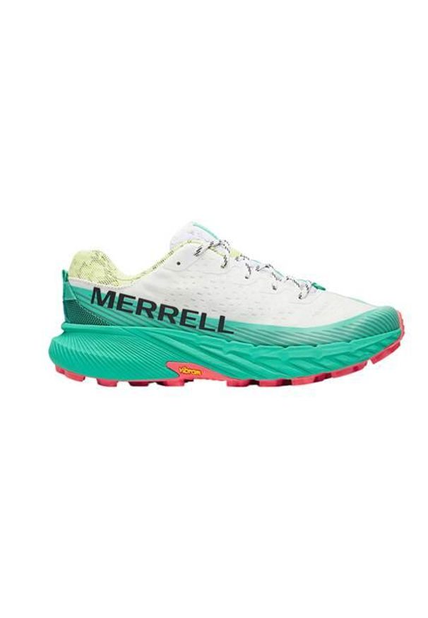 Buty do biegania męskie Merrell Agility Peak 5. Zapięcie: sznurówki. Kolor: wielokolorowy. Materiał: syntetyk, tkanina, materiał. Szerokość cholewki: normalna. Sport: bieganie