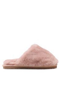 Mou Kapcie Closed Toe Sheepskin Slipper FW161000L Różowy. Kolor: różowy. Materiał: skóra