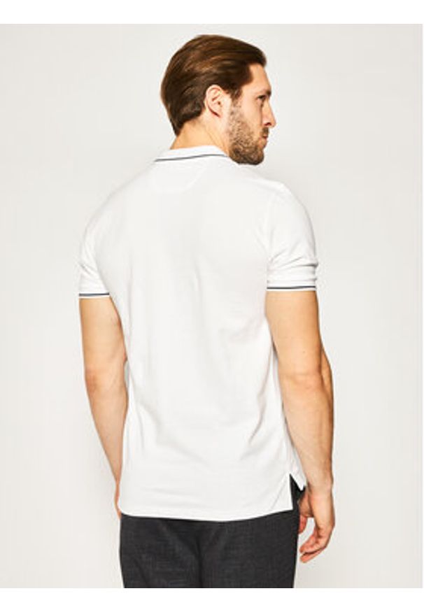 Lee Polo Pique L61ARLLJ 112113712 Biały Regular Fit. Typ kołnierza: polo. Kolor: biały. Materiał: bawełna