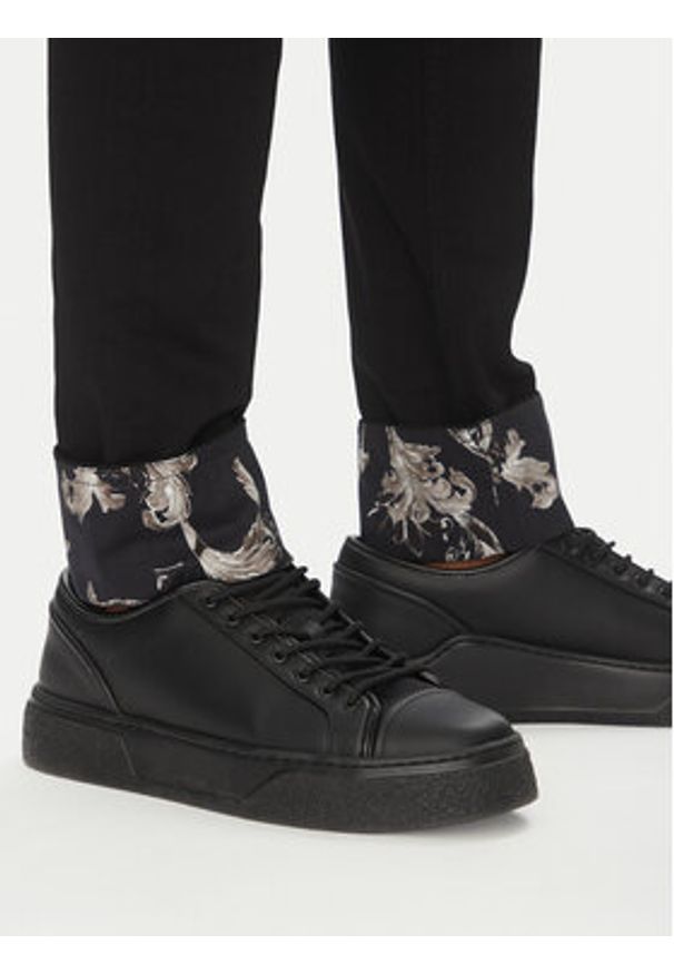 Versace Jeans Couture Jeansy 78GAB5DC Czarny Slim Fit. Kolor: czarny