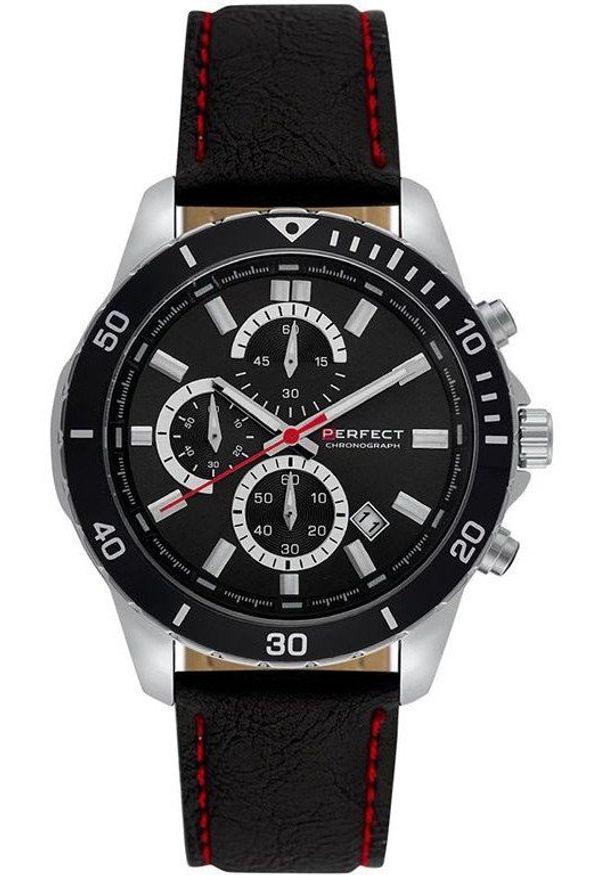 Zegarek Perfect W502CH-02 męski chronograf 46 mm .