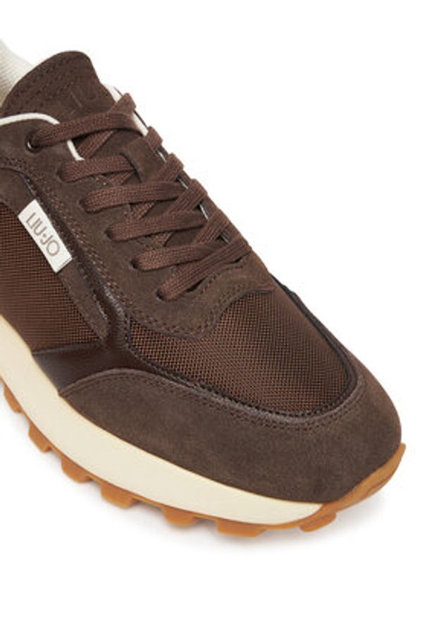 Liu Jo Sneakersy Running 02 7G5027 PX380 Brązowy. Kolor: brązowy. Materiał: zamsz, skóra. Sport: bieganie
