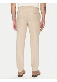 Lindbergh Garnitur 30-606060 Beżowy Slim Fit. Kolor: beżowy. Materiał: syntetyk #5