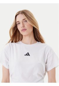 Adidas - adidas T-Shirt Power JX1194 Biały Regular Fit. Kolor: biały. Materiał: syntetyk #3