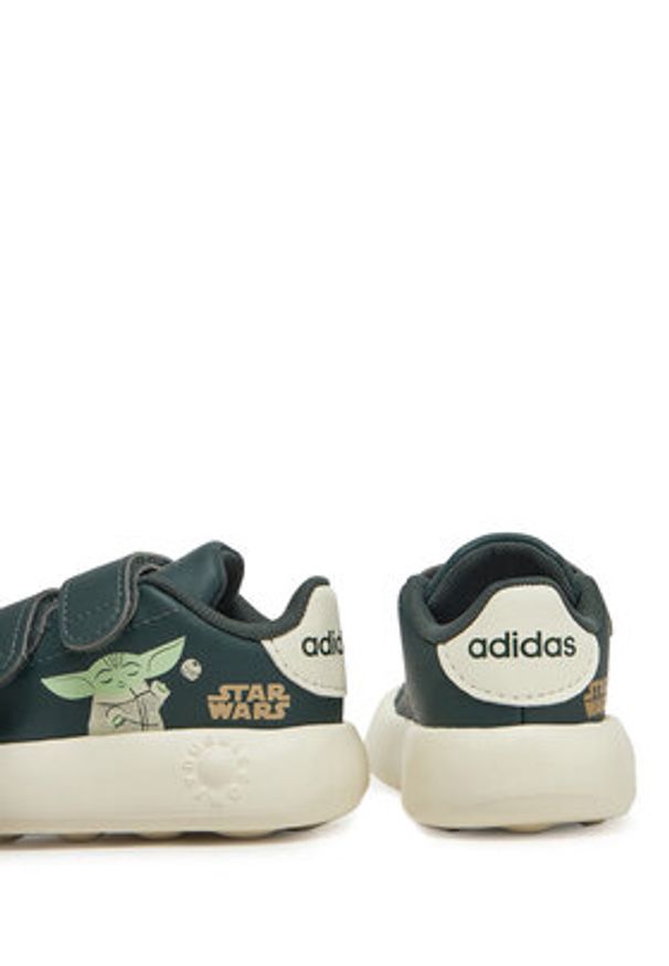 Adidas - adidas Sneakersy Star Wars Advantage IH6258 Zielony. Kolor: zielony. Materiał: skóra. Wzór: motyw z bajki. Model: Adidas Advantage