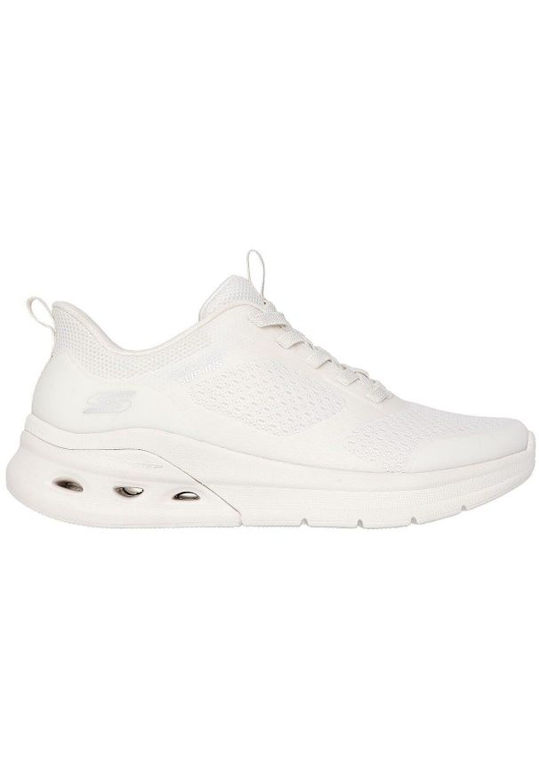 skechers - Adidasy Skechers Bobs Arc Waves 2.0 -, Kobiety. Kolor: biały. Materiał: materiał