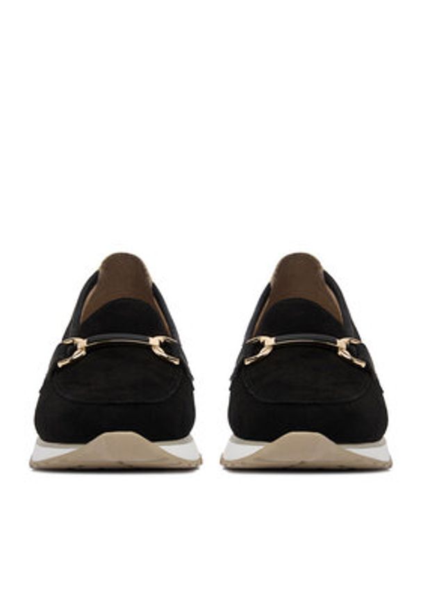 Rieker Półbuty 49042-00 Czarny. Kolor: czarny. Materiał: skóra, zamsz