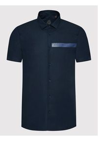 Armani Exchange Koszula 3LZC20 ZNTQZ 1510 Granatowy Slim Fit. Kolor: niebieski. Materiał: bawełna #5