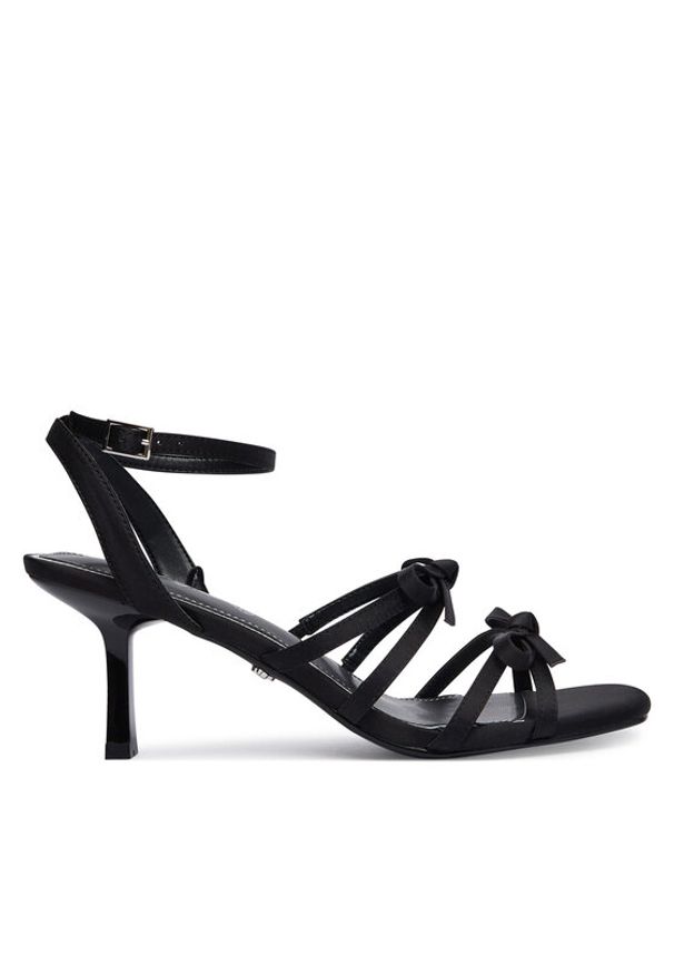 Buffalo Sandały Kaida Bow 1291676 Czarny. Kolor: czarny. Materiał: skóra