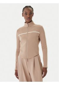 Guess Bluza V6GQ04 K2911 Beżowy Regular Fit. Kolor: beżowy. Materiał: syntetyk #1