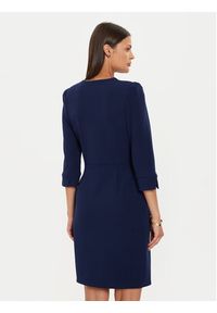 Rinascimento Sukienka koktajlowa CFC0019592002 Granatowy Regular Fit. Kolor: niebieski. Materiał: syntetyk. Styl: wizytowy #6
