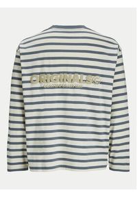 Jack & Jones Longsleeve Islington 12273202 Niebieski Loose Fit. Kolor: niebieski. Materiał: bawełna. Długość rękawa: długi rękaw #8