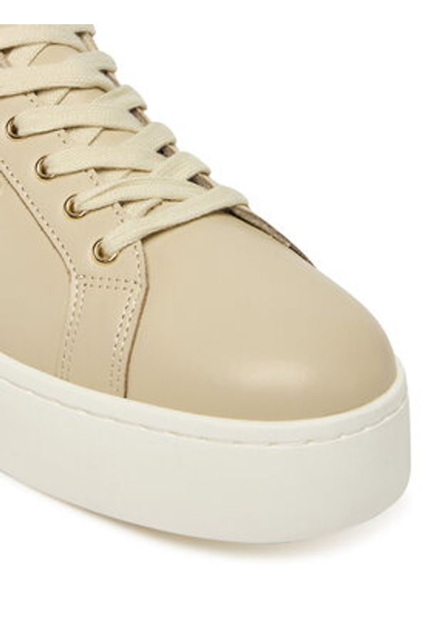 Liu Jo Sneakersy Pretty 06 BF5041 PX026 Beżowy. Kolor: beżowy. Materiał: skóra