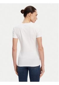 Fracomina T-Shirt FP25ST3002J449N5 Biały Slim Fit. Kolor: biały. Materiał: bawełna #3