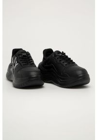 Armani Exchange - Buty. Nosek buta: okrągły. Zapięcie: sznurówki. Kolor: czarny. Materiał: syntetyk, materiał, skóra ekologiczna, guma. Szerokość cholewki: normalna #2