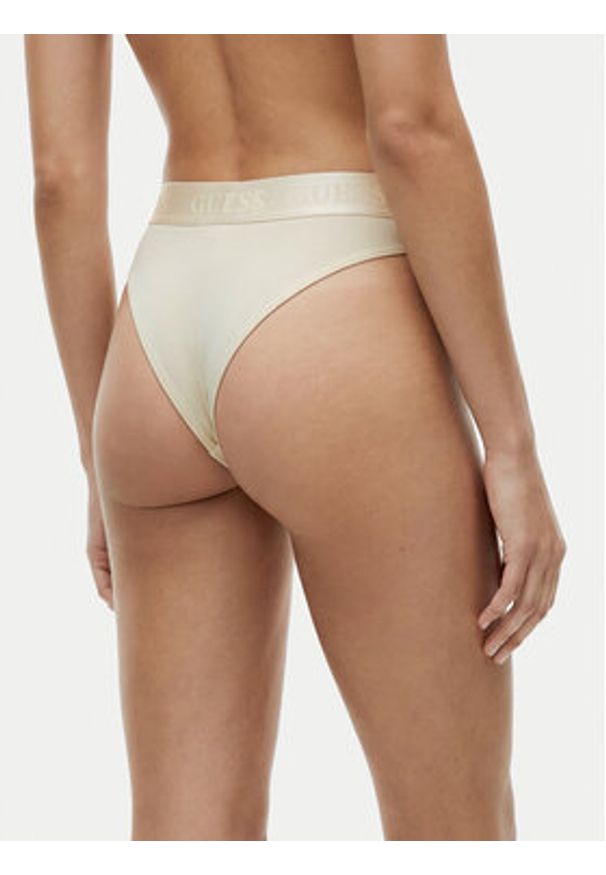 Guess Figi brazylijskie O6GE04 KE831 Kremowy. Kolor: kremowy. Materiał: bawełna