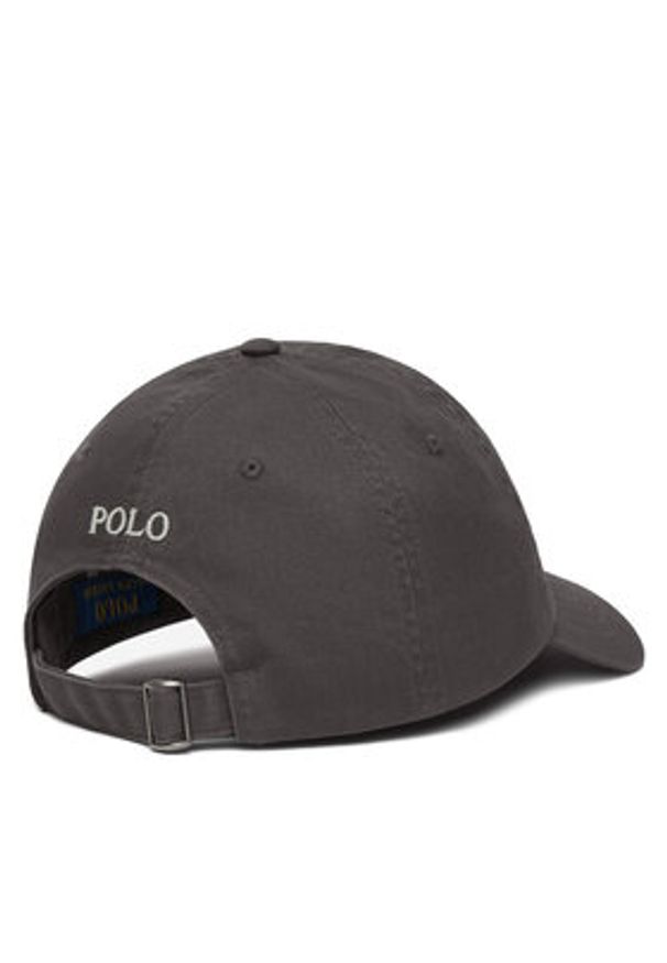 Polo Ralph Lauren Czapka z daszkiem 211912843055 Czarny. Kolor: czarny. Materiał: materiał, bawełna